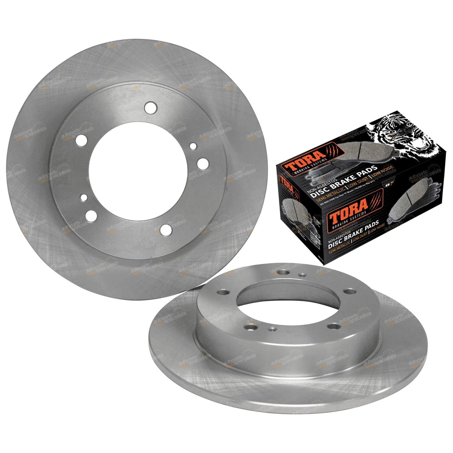 Front Disc Rotors + Brake Pads for Sierra 4x4 (1983 - 1996)