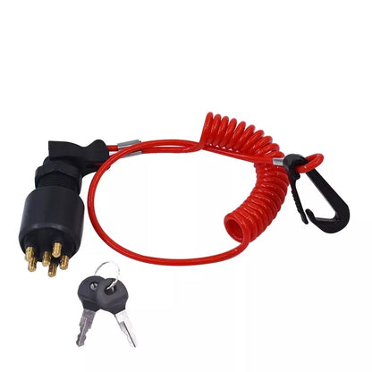 Replacement Johnson Evinrude Key Switch w/Lanyard for BRP OMC Models