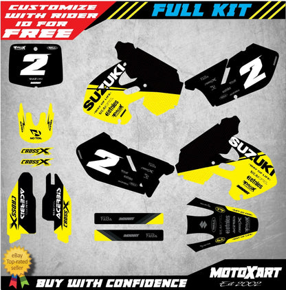 Custom Graphics Full Kit for Suzuki RM 250 (1999-2000)