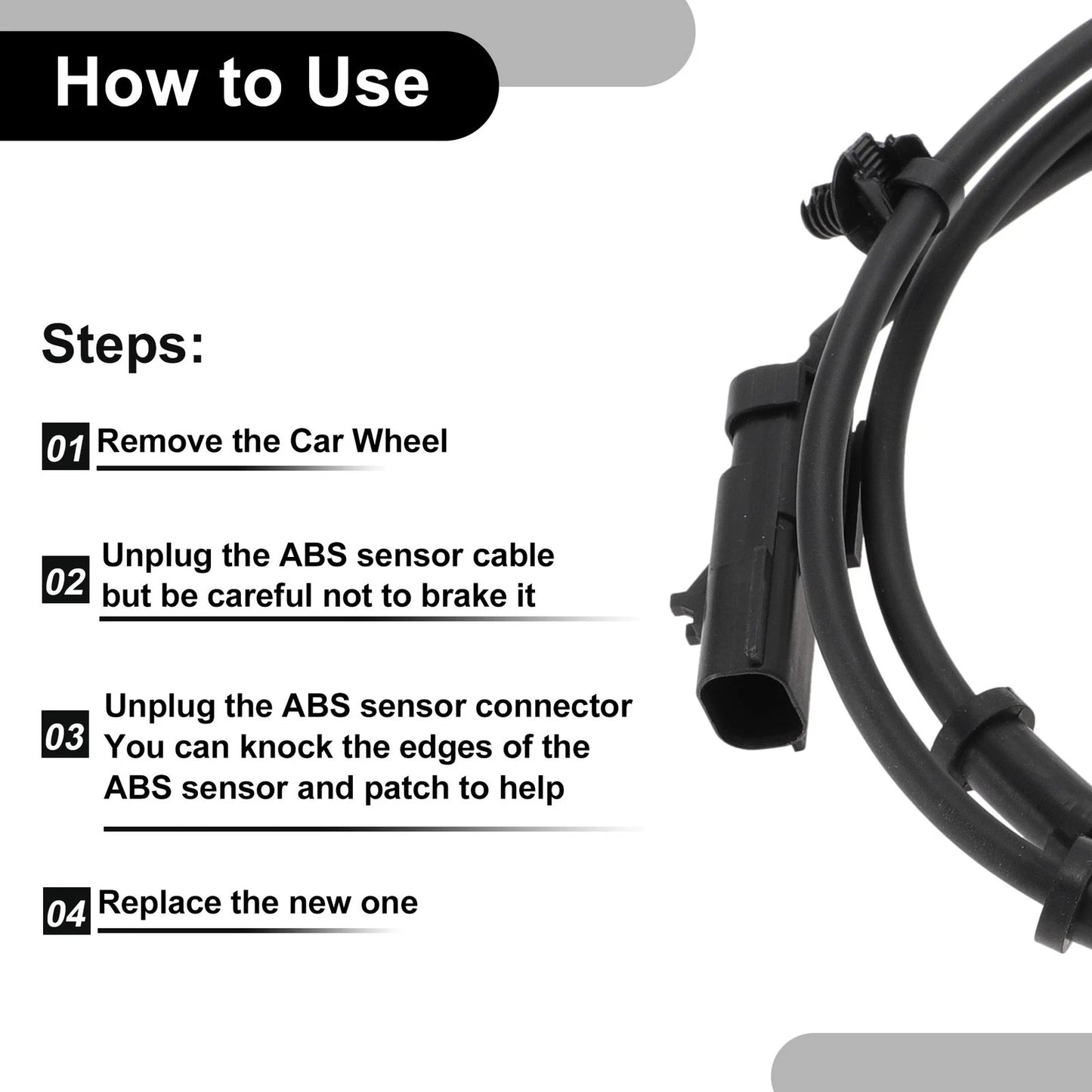 ABS Wheel Speed Sensor for Jeep Grand Cherokee (1999-2004) Rear Right