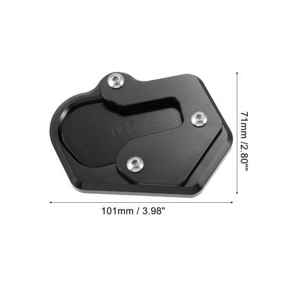 Kickstand Pad Extender for BMW Motorcycle Side Stand Support Plate Black