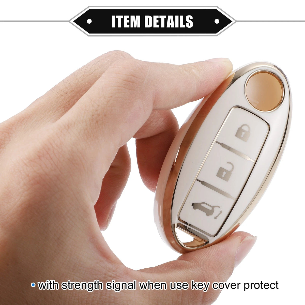 Keyless Key Fob Shell Cover Case for Nissan Altima Rogue (2013-2023)