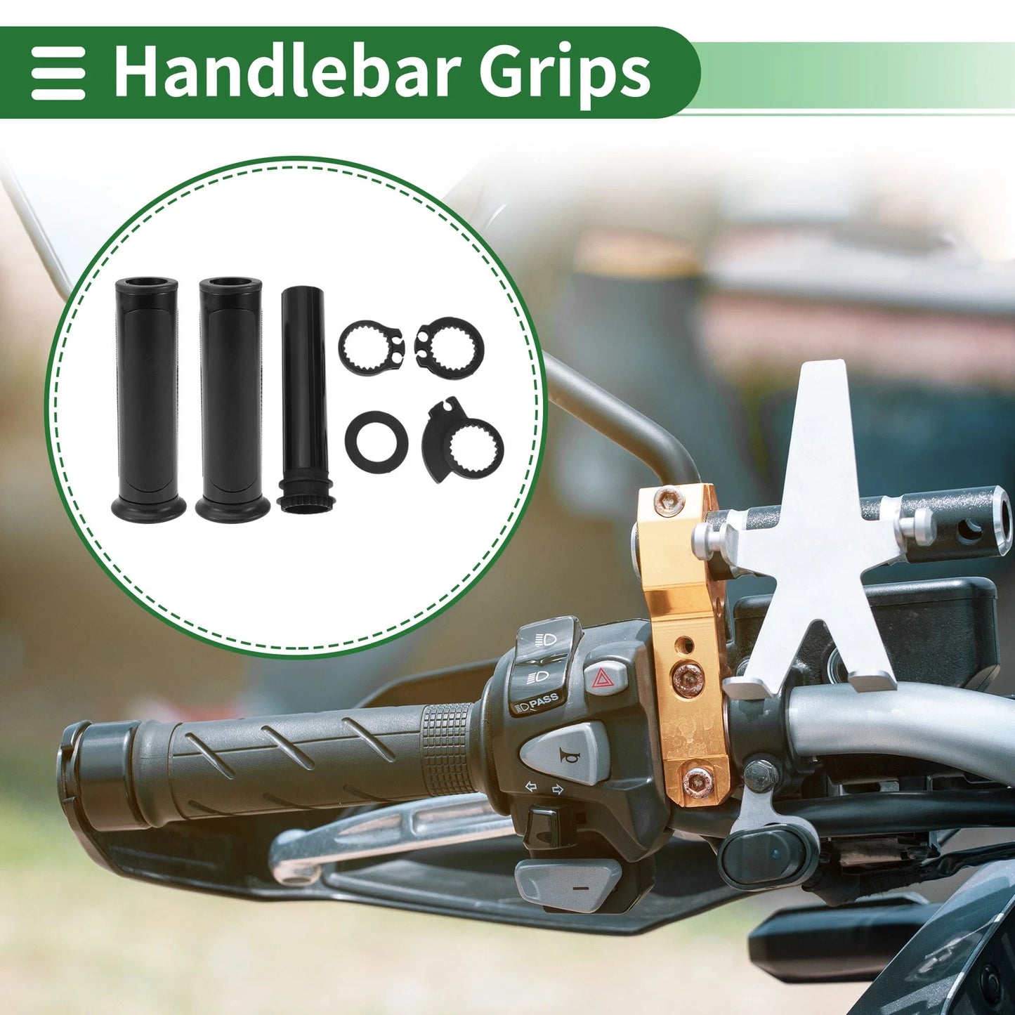 7/8 22mm / Hand Grips Cover Kit for Motorcycle