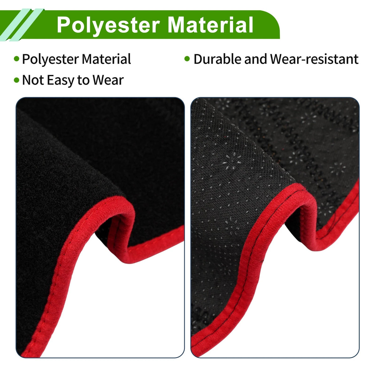 Dashboard Cover Black Red for Suzuki Jimny JB64 JB74 (2018-2023)