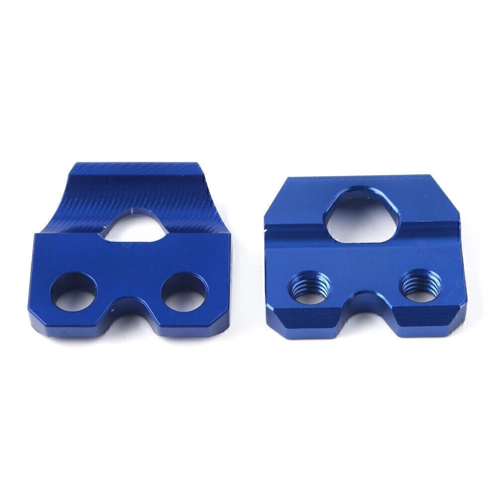 Blue Rear Brake Line Hose Snap Clamp for Yamaha YZ125 YZ250 YZ250F YZ450F
