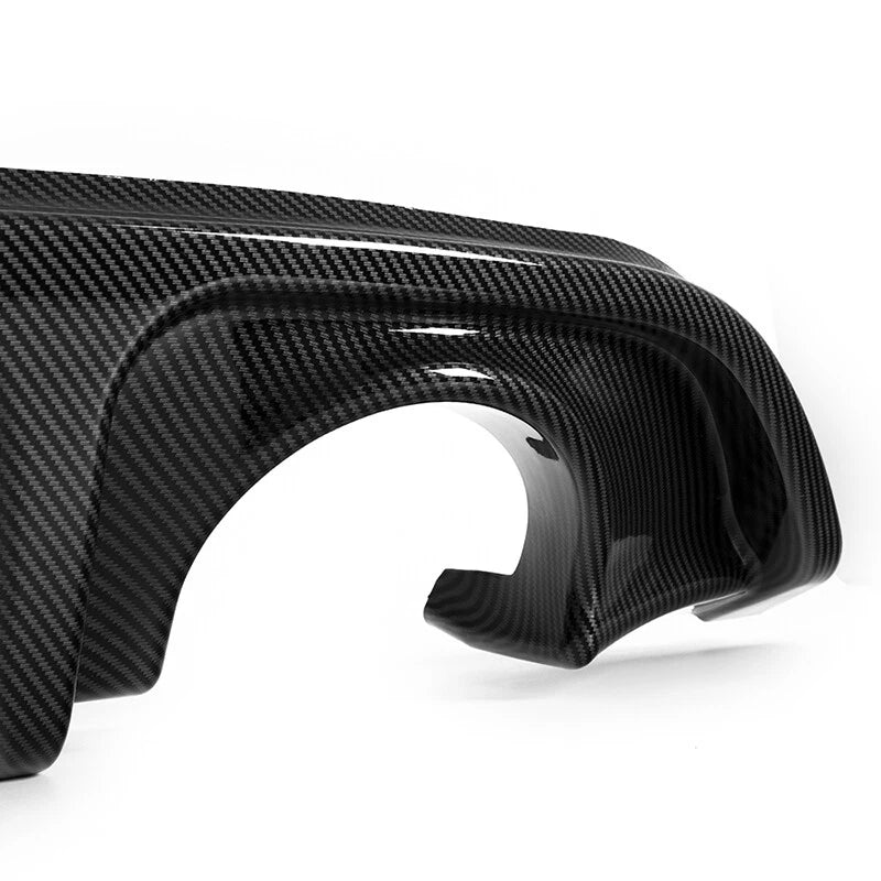 Carbon Fiber Rear Diffuser with Lights for Infiniti Q60 (2017-2022)