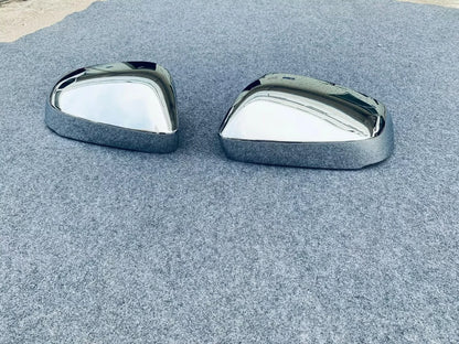 ABS Chrome Rearview Mirror Side Lid Cover Trim for 2024-2025 Toyota Tacoma 2 x pcs