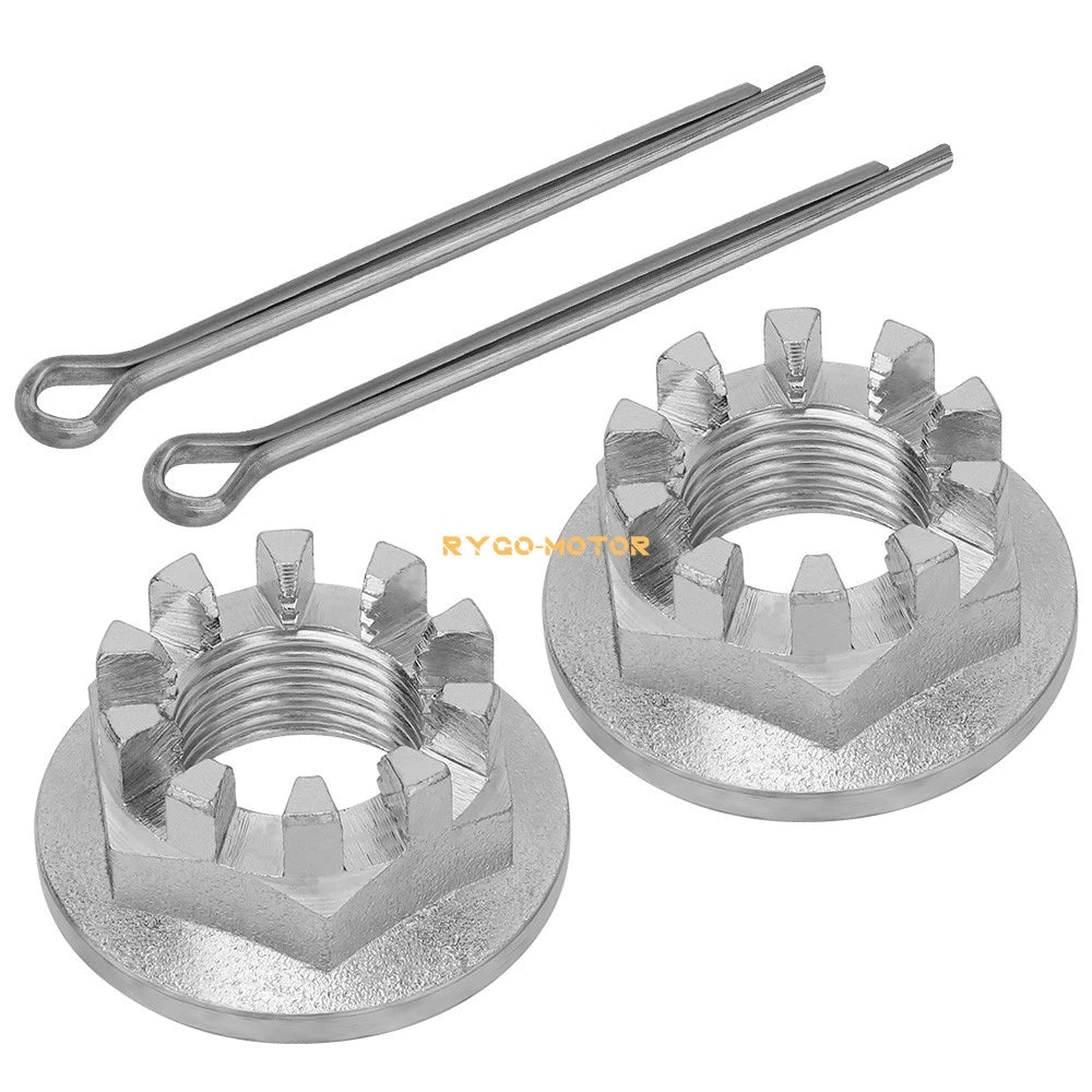 Front Axle Castle Nut for Honda FL400R Foreman FourTrax Rancher Recon TRX250