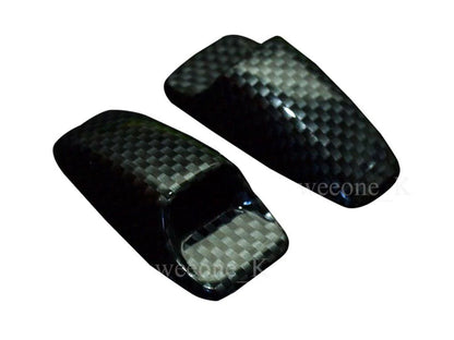 2 x Carbon Washer Jet Covers for Corolla, Eclipse, 240SX