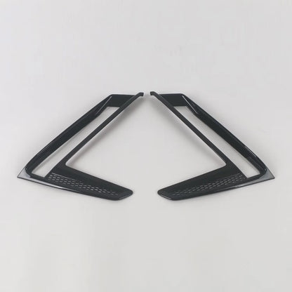 Front Fog Light Lid Lamp Cover Trim for 2023 Honda CR-V 2 x Glossy Black