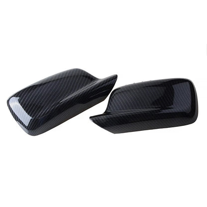 Carbon Fiber Mirror Cover Caps for BMW E46 E65 E66 330Ci 745i 750i 760i