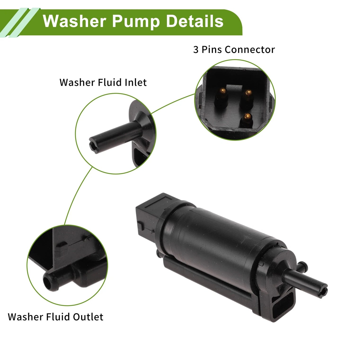 Windshield Washer Pump for Volvo FH12 (1993-2025)