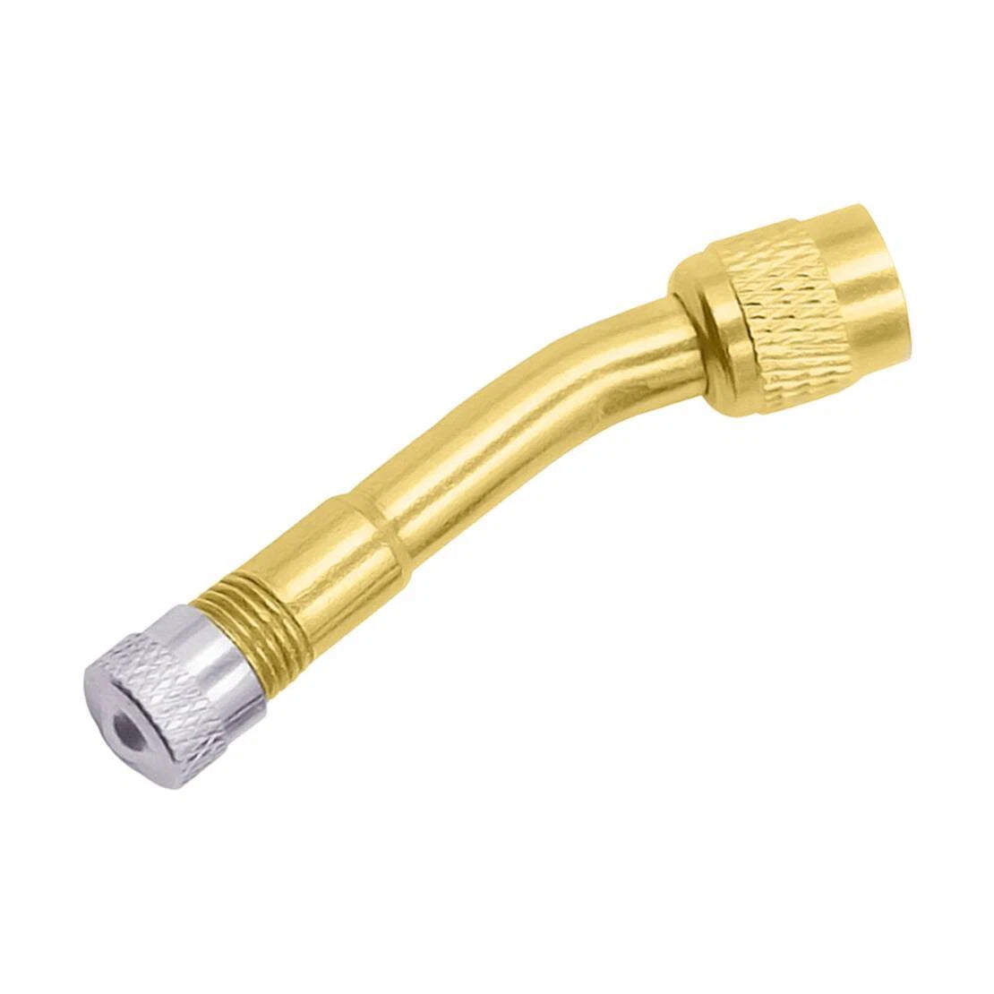 10 x Tyre Valve Extensions 135 Degree for Car Tire Valve Stem Gold