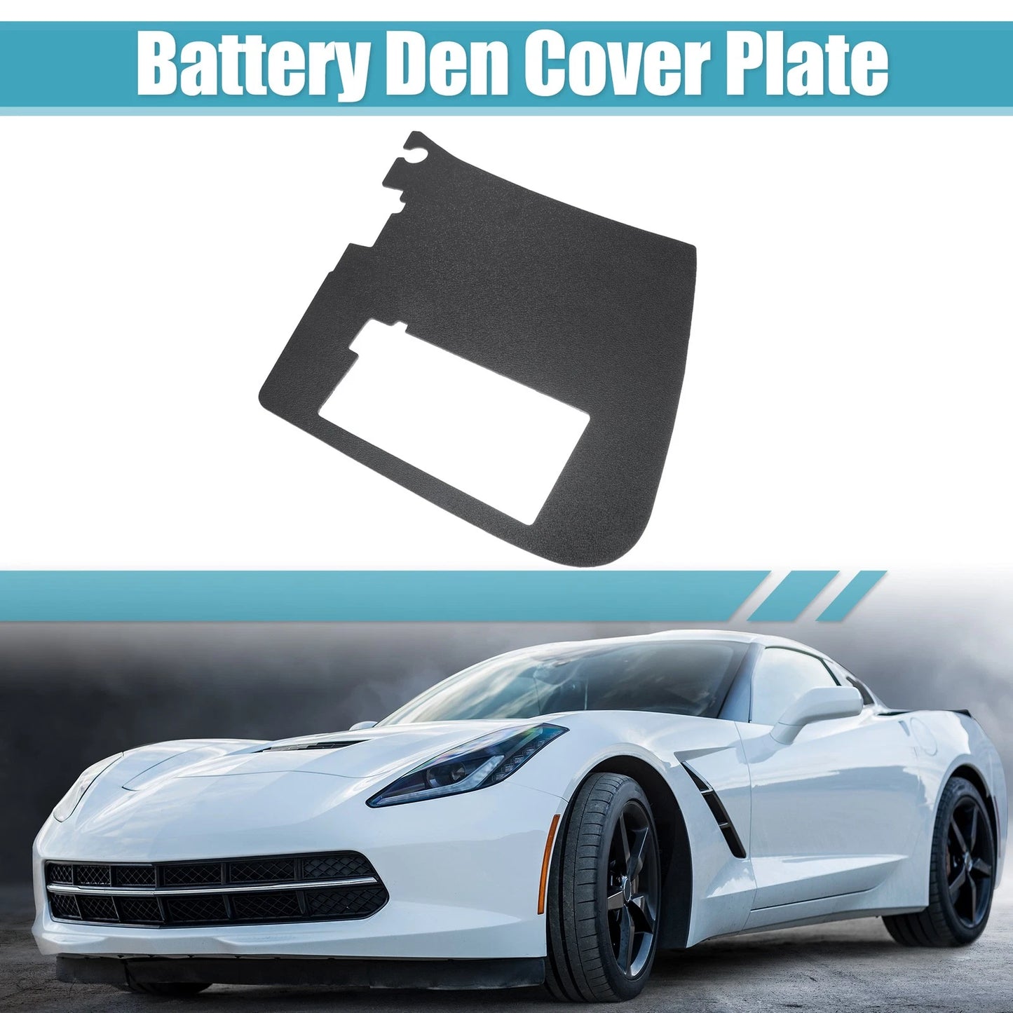 Den Cover for Chevrolet Corvette (1997-2004) ABS Black