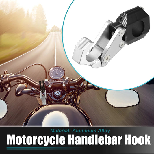 1 Set Handlebar Hook Aluminum Alloy Silver Tone for Honda ADV150 (2019–2023)