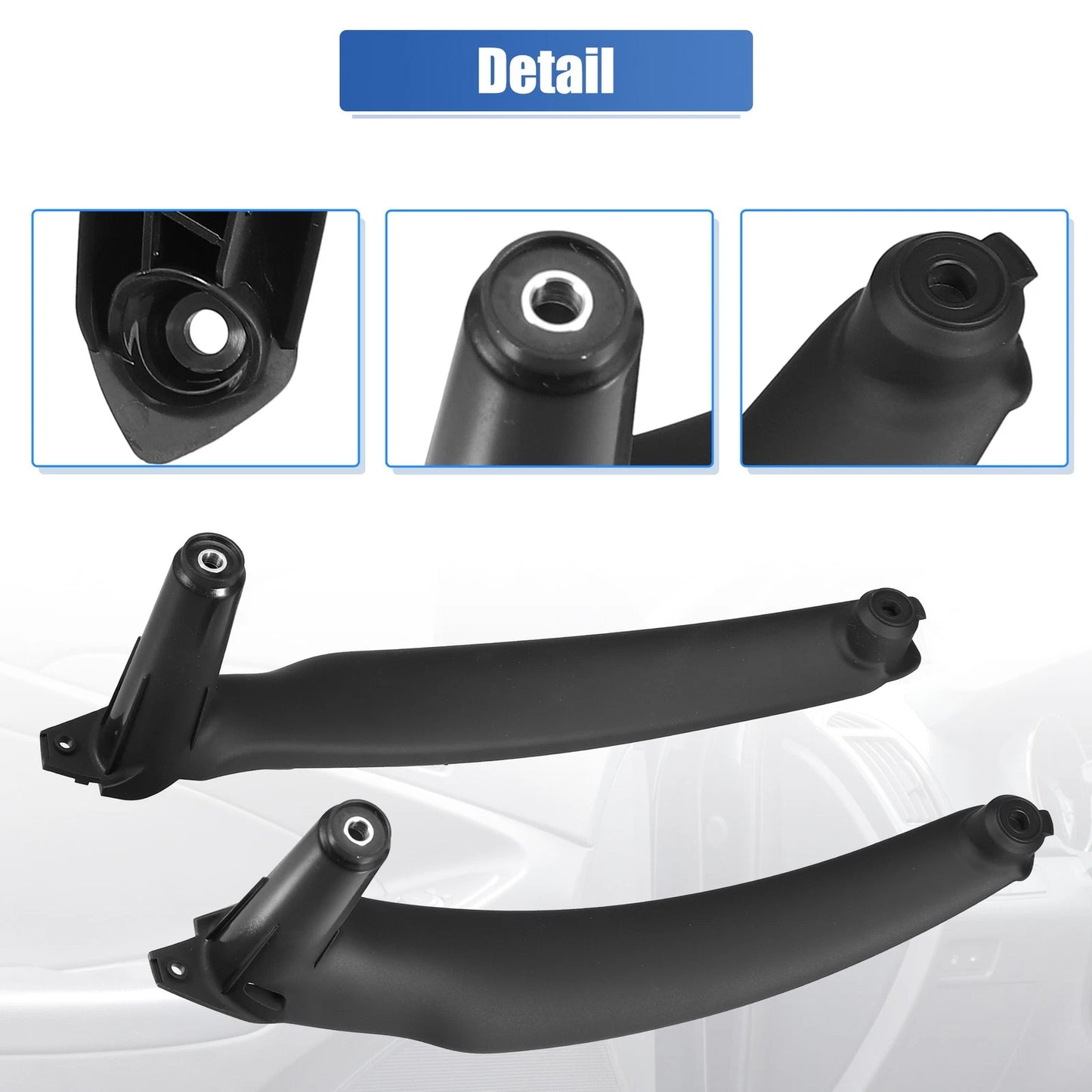 Pair Interior Door Handle Left Right Side Pull Handle BMW X5 (2007-2013)