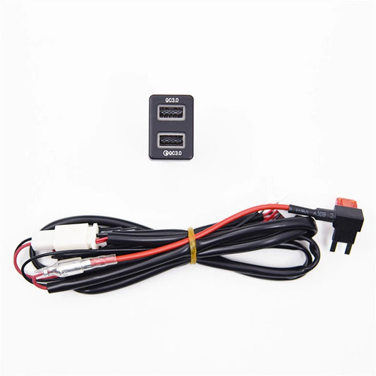 18W Dual QC3.0 Fast Charger for Mitsubishi Outlander Eclipse Cross L200
