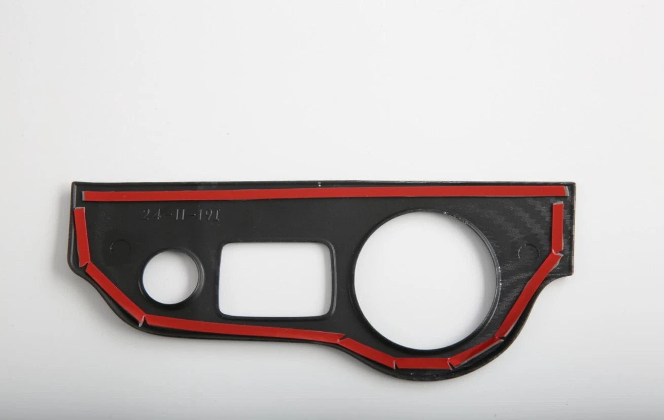 Headlight Switch Button Panel Cover Trim for 2016-2021 Dodge Charger Carbon Fiber