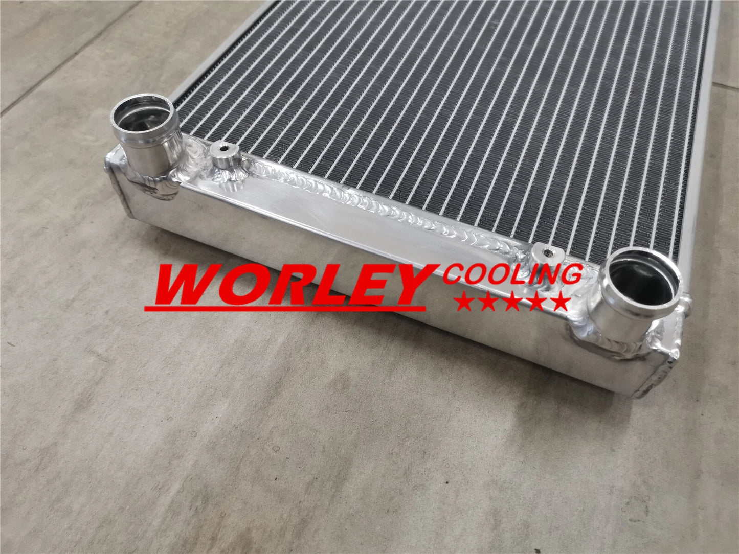 2 x QLD-2ROW Aluminum Radiator for Volkswagen Golf Mk3 1.8/2.0L (1993-1999)
