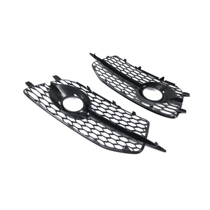 Honeycomb Front Grille Fog Light Covers for Audi Q3 (2012-2014)