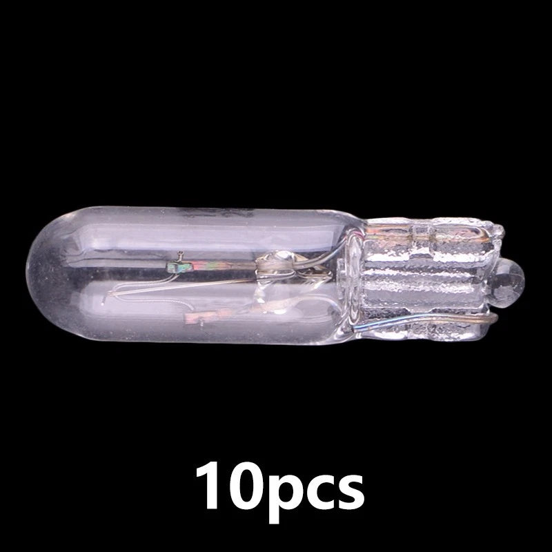 10 x T5 Yellow Dash Light Bulbs for Car Instrument Panel