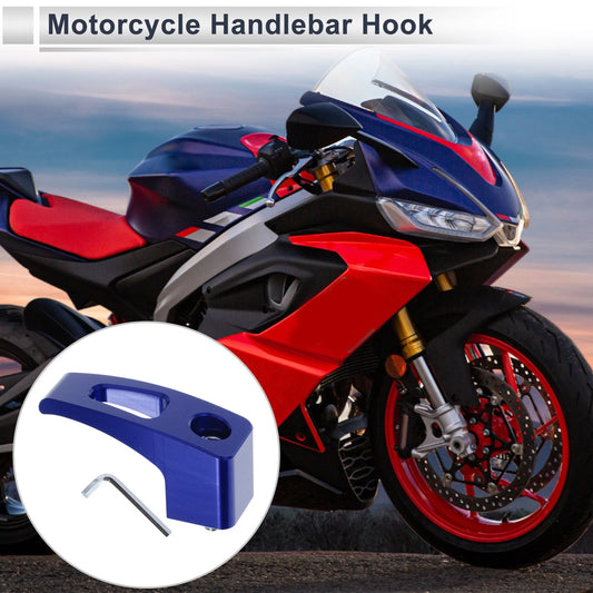 Rectangular Slot Aluminum Alloy Motorcycle Hanging Hook 1 Set 61mm for Motorcycle