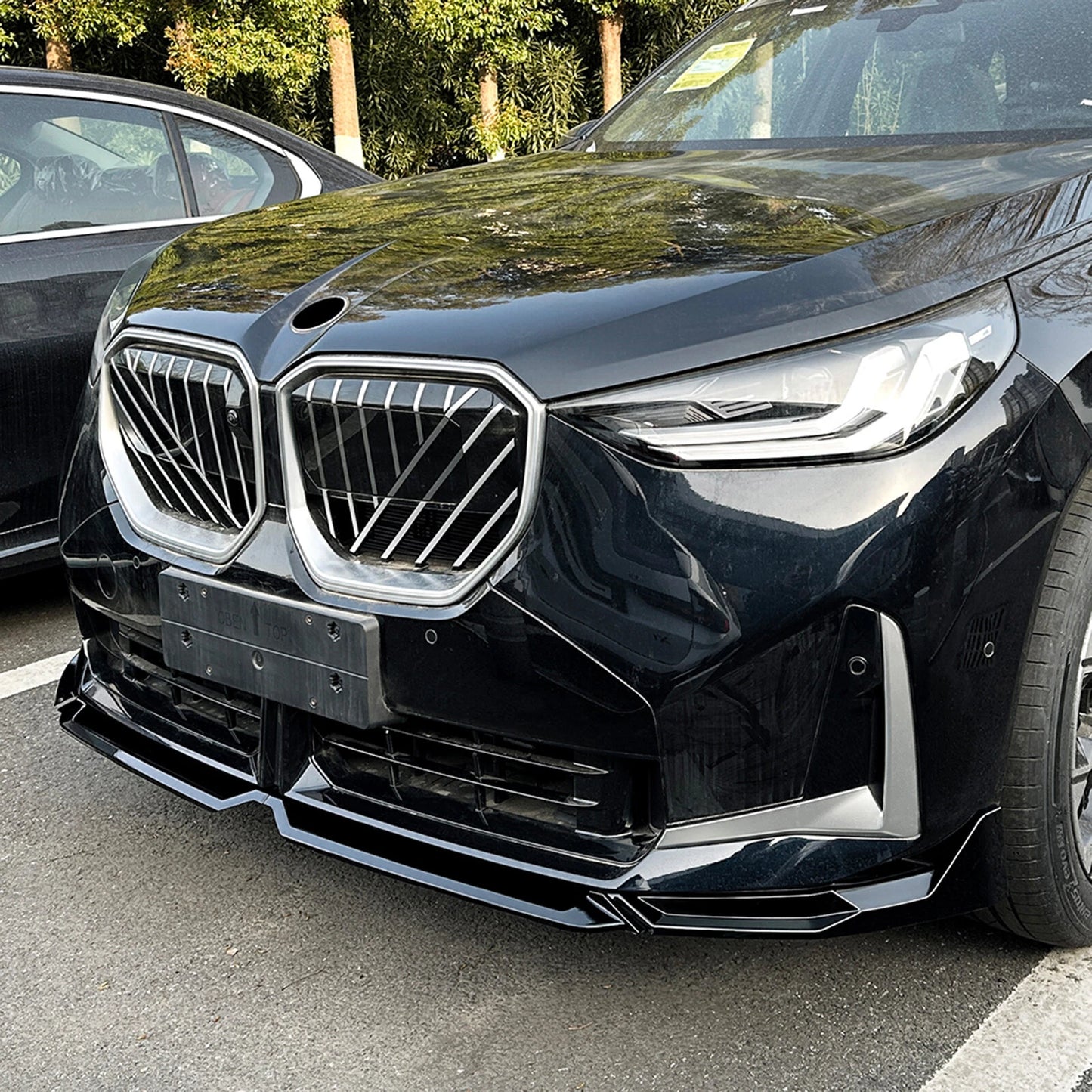 Gloss Black Front Lower Spoiler Lip for BMW X3 G45 M Sport (2025)