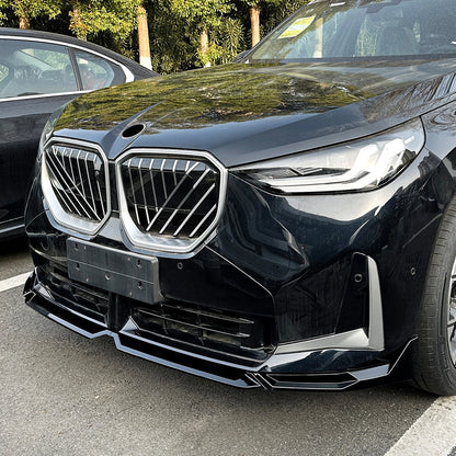 Gloss Black Front Lower Spoiler Lip for BMW X3 G45 M Sport (2025)
