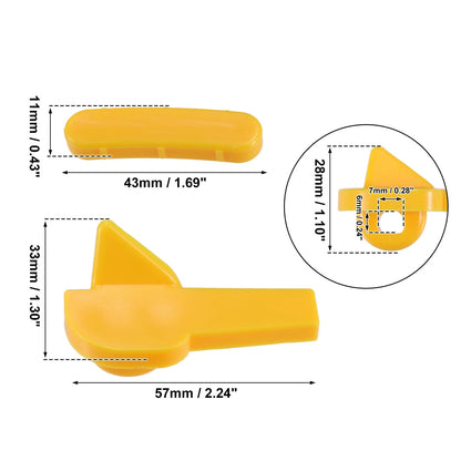 5 x Set / 2.24x1.30x1.10 / Tire Demount Head Insert for Motorcycle