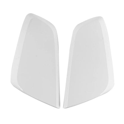 Gloss White 2 x Exterior Side Wind Mirror Cover Caps for Chevy Impala (2014-2020)