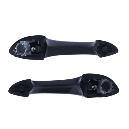 Outer Door Handle Set of 2 for BMW X5 E53 (2000-2007) Black Rear LH + RH