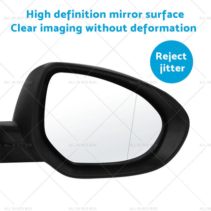 Right Door Mirror for Mazda 3 BL 2009-2013 White