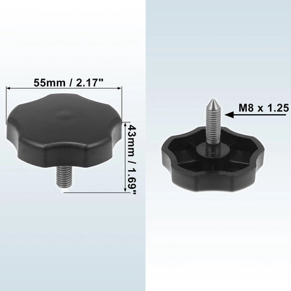Soft Top Door Surround Knob for Jeep Wrangler JK (2007-2018) Black
