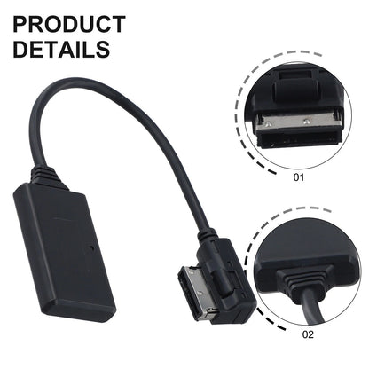 1x Music Interface AUX Audio Cable Adapter for Audi A5/A6/A8/Q7