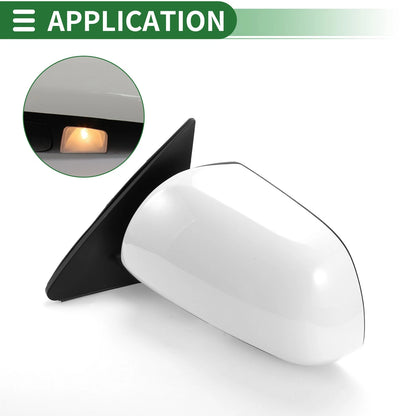 Left Side Door Mirror for Toyota Highlander (2008–2013)