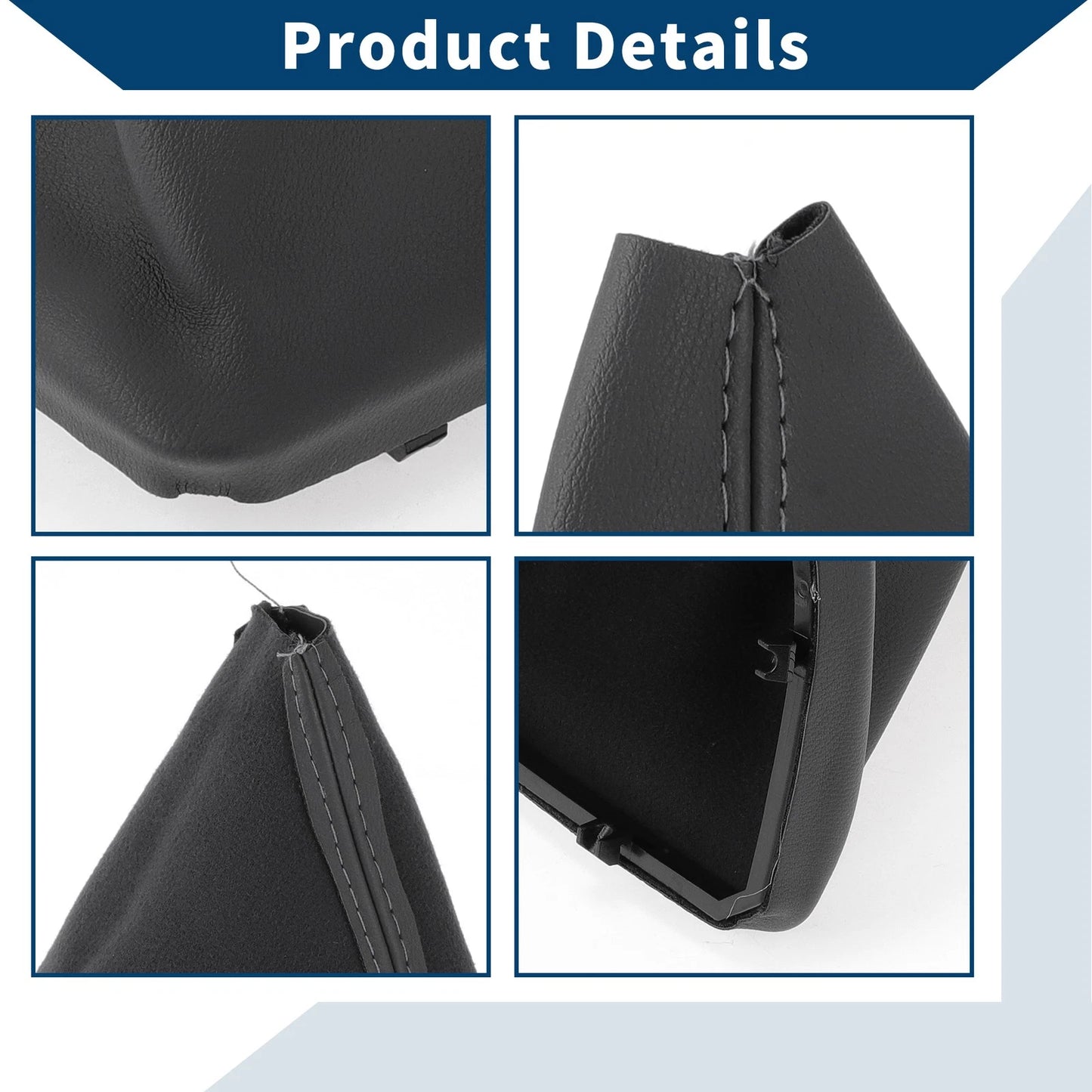 1 Pc Grey Leather Gear Shift Gaiter for BMW E60 E61 (2004-2008)