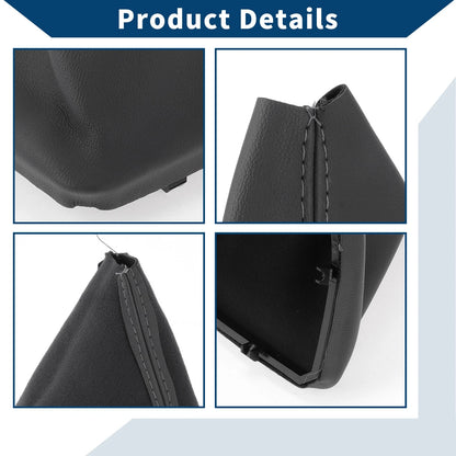 1 Pc Grey Leather Gear Shift Gaiter for BMW E60 E61 (2004-2008)