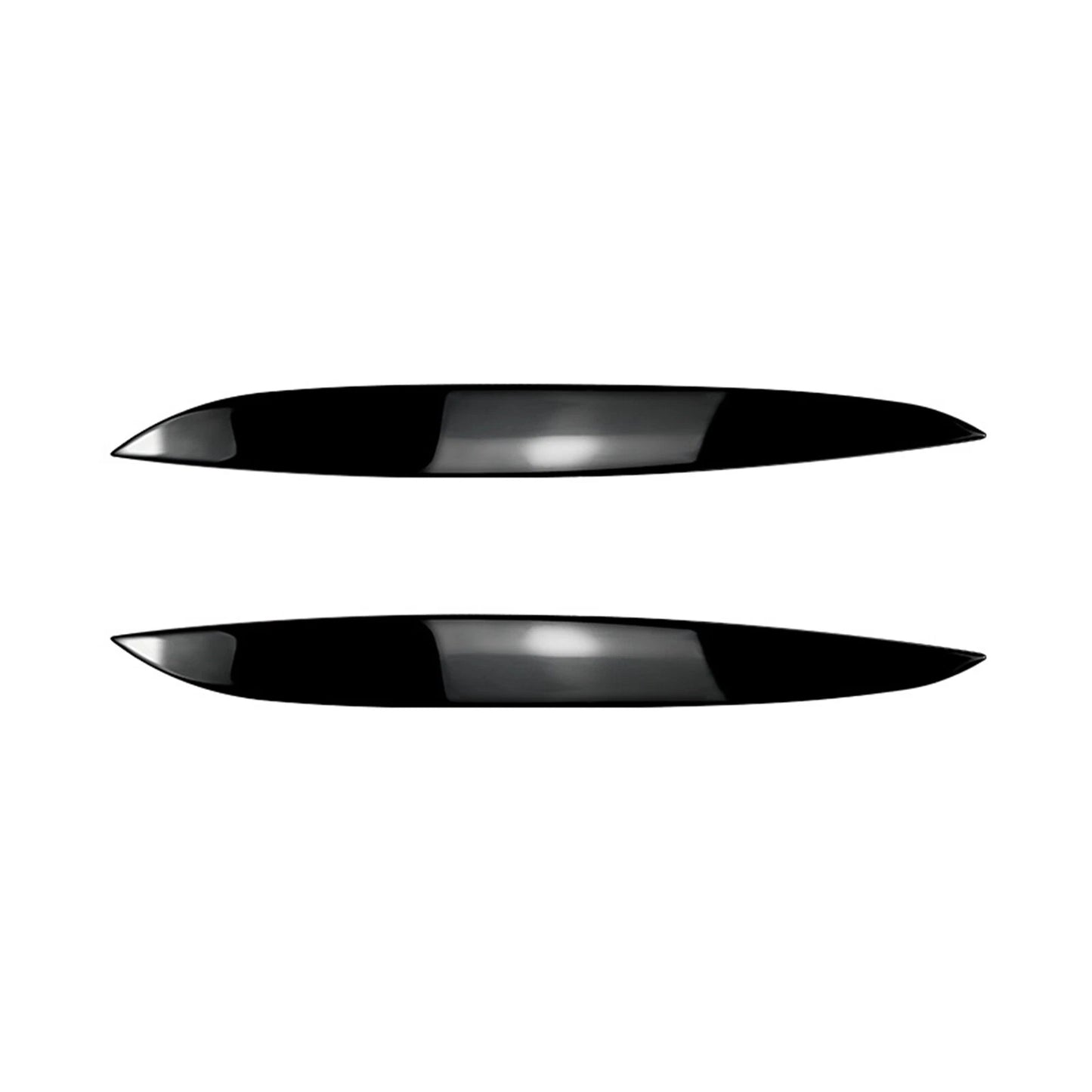Headlight Eyelid Covers 2 x Gloss Black for VW Golf 4 MK4 (1997-2006)