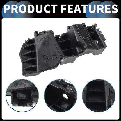 Right Front Bumper Retainer Bracket for Kia K5 (2020-2022) Black ABS