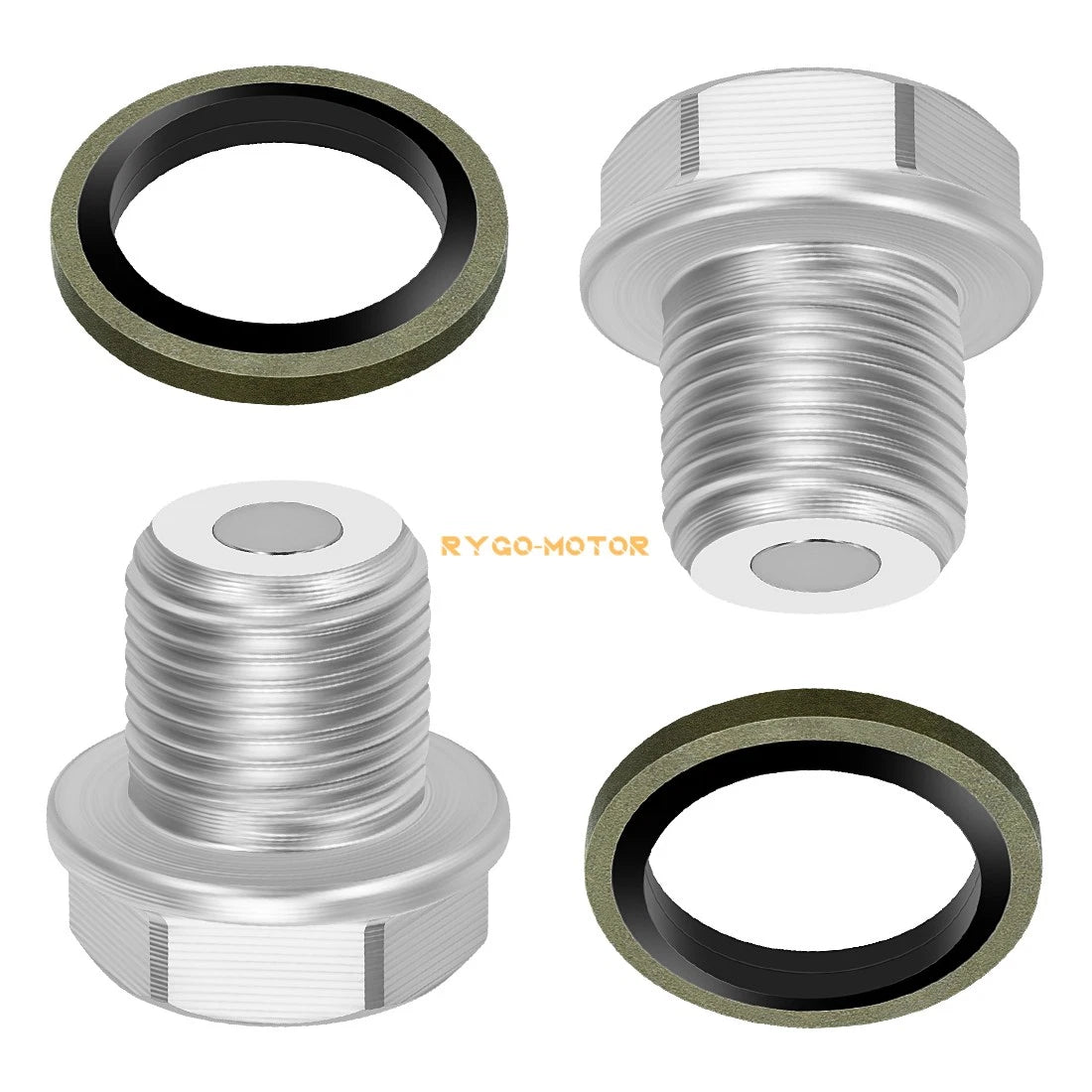 2x Drain Plug Gasket for Suzuki GSXR GSXS 750 1000 Hayab Bandit Boulevard