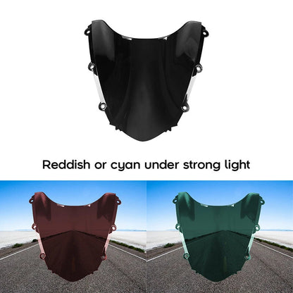 Black Dual Bubble Windshield for Honda CBR1000RR (2004-2007)