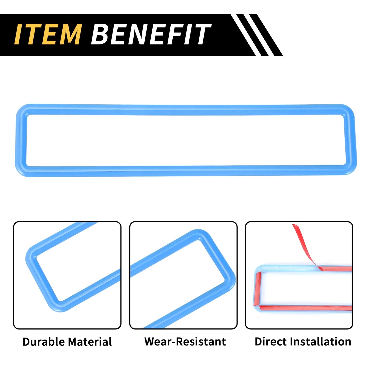 Emergency Light Switch Panel Trim for Jeep Wrangler JK (2011-2017) Light Blue