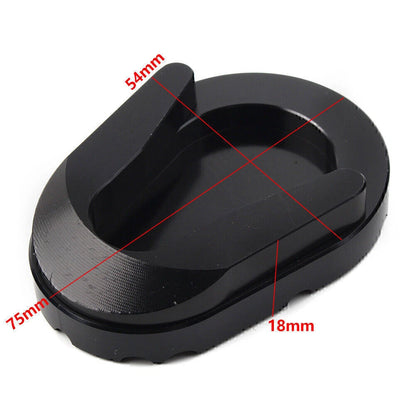 Black Kickstand Enlarge Plate Pad for Vespa Sprint Primavera 150 (2013-2020)