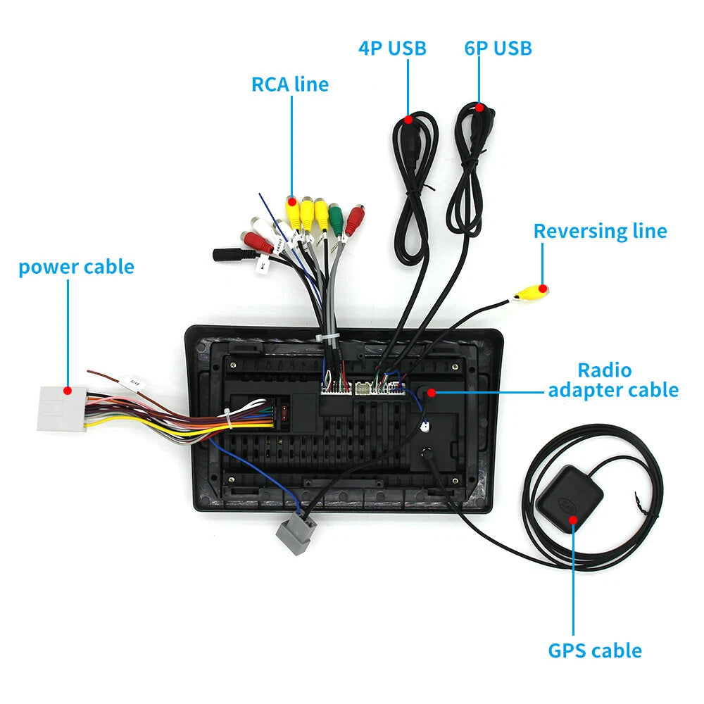 9" Stereo Radio GPS Nav Wifi for Nissan Navara D40 (2006-2012)