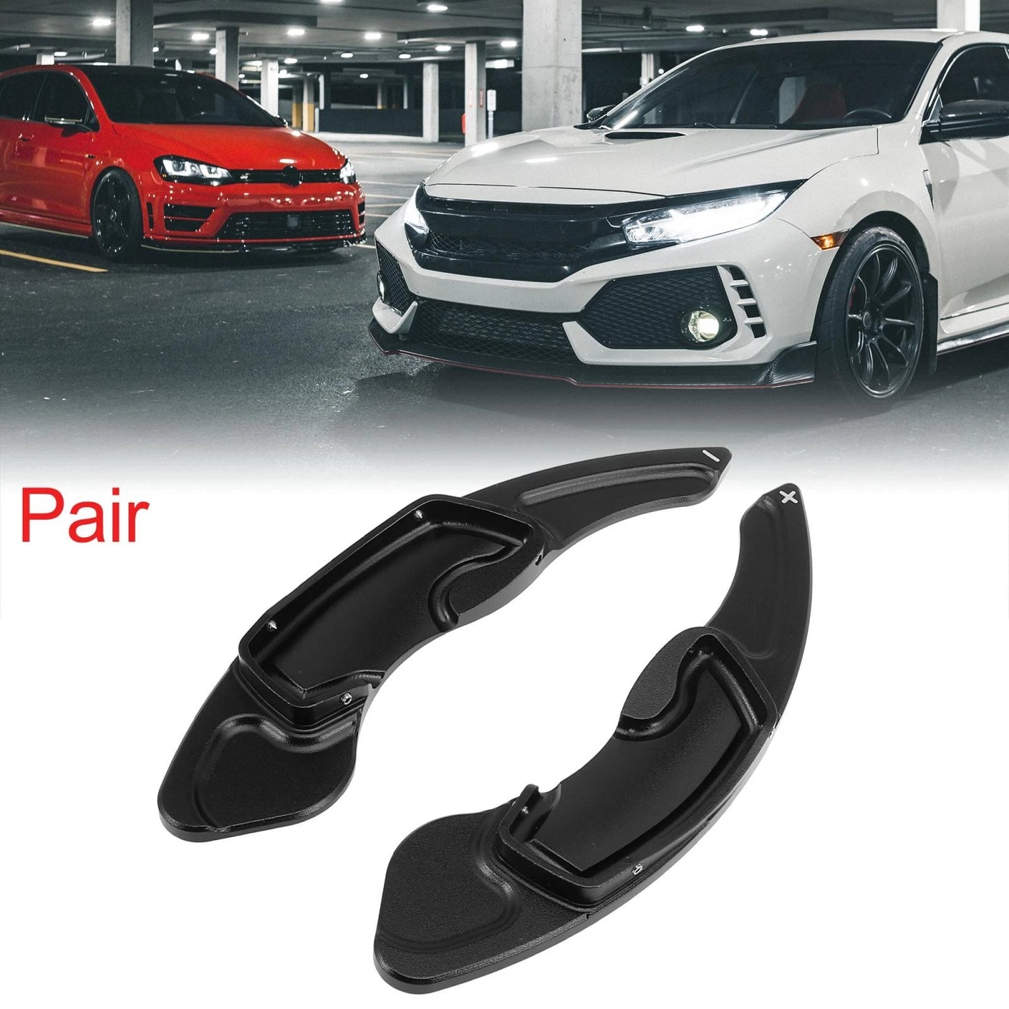 Black Steering Wheel Shift Paddle Shifter for Subaru Outback Legacy (2010-2023)