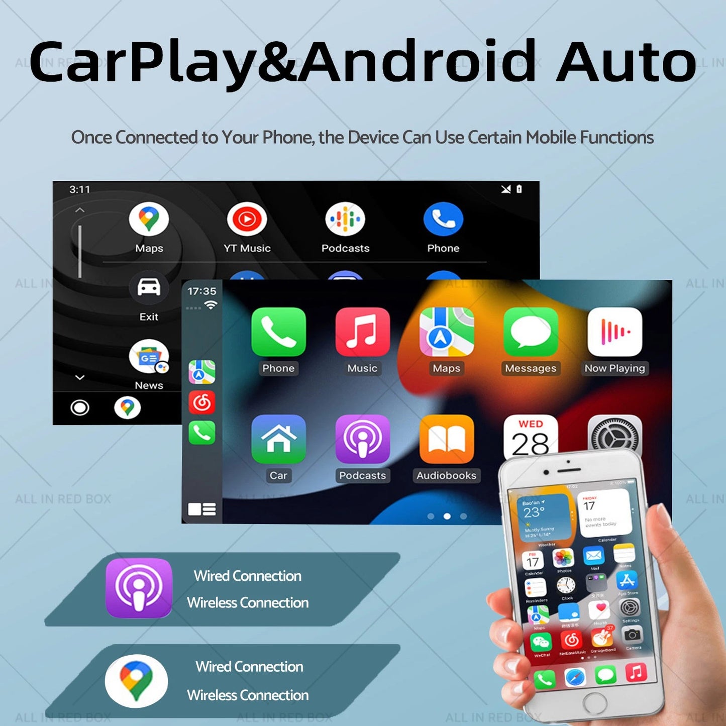 7'' Head Unit 2GB+32GB Android 13 for Toyota Prado 120 Series (2003-2009)