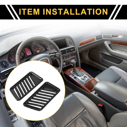 Carbon Fiber Pattern Air Vent Covers for Ford F-150 (2021-2024)