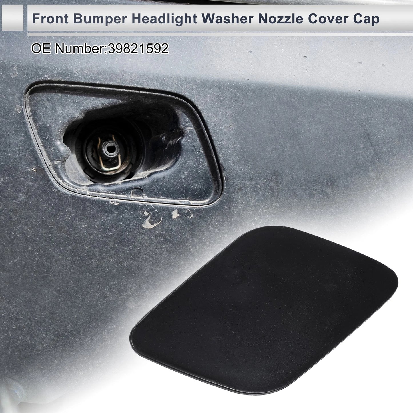 Bumper Headlight Washer Nozzle Cover for Volvo (Unpainted) (2001-2007)