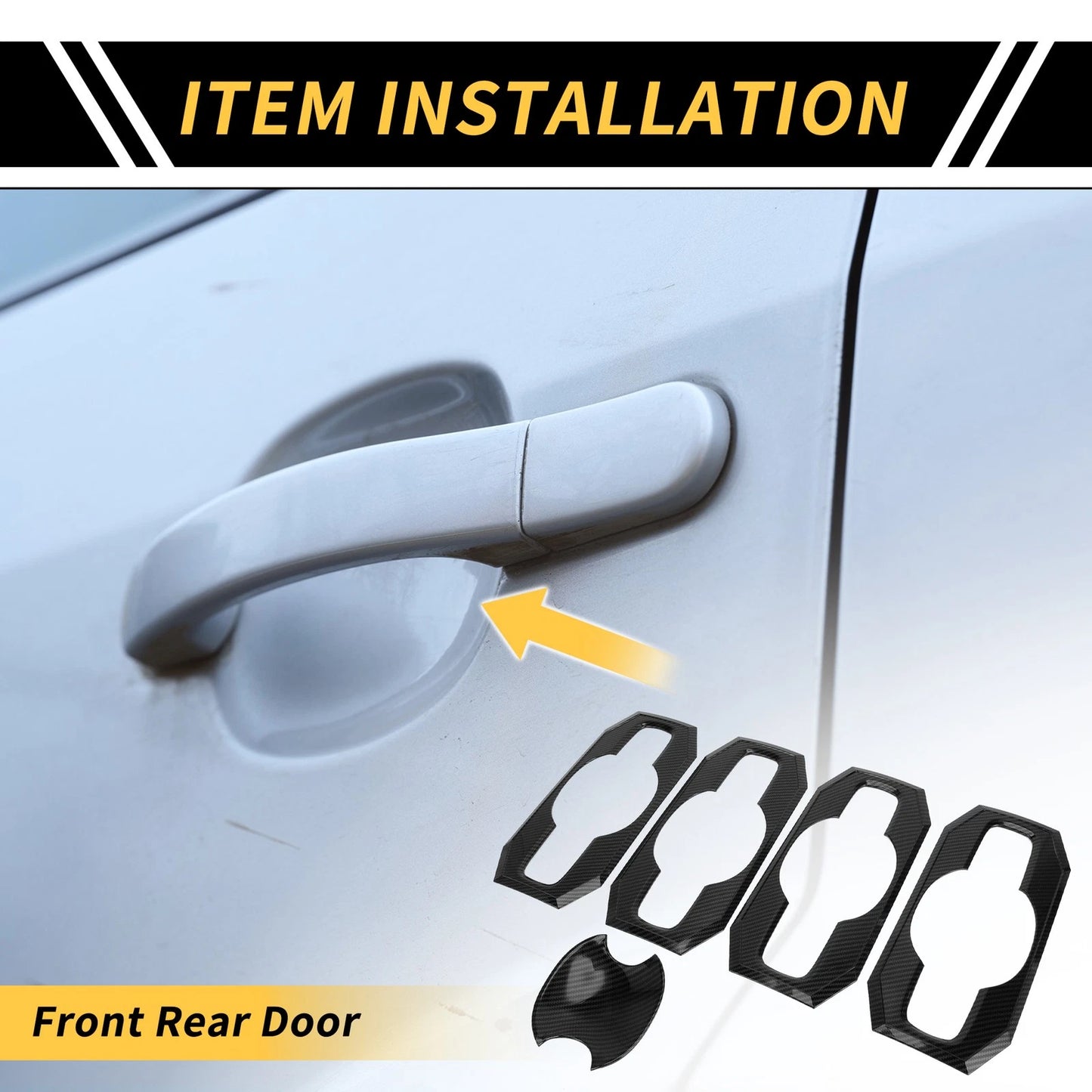 Carbon Fiber Door Handle Bowl Cap for Toyota Tundra (22–24)