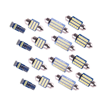 16 x White LED Interior Bulbs for Toyota Tundra (2007-2021)